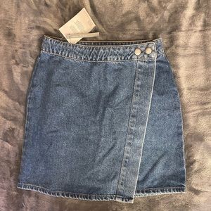 NWT ASOS Denim Wrap Skirt